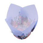 Caissettes à muffins en forme de tulipe - Bouquet de fleurs Pk/24