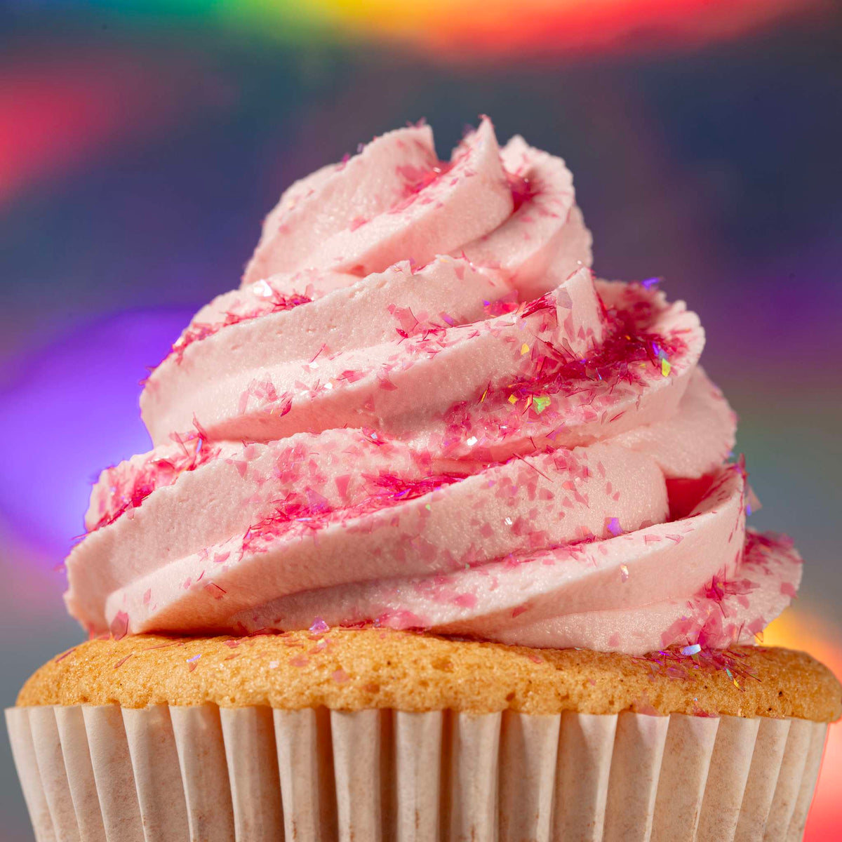Magic Sprinkles, Eetbare Iriserende Glittervlokken - Rozenkwarts (3g)