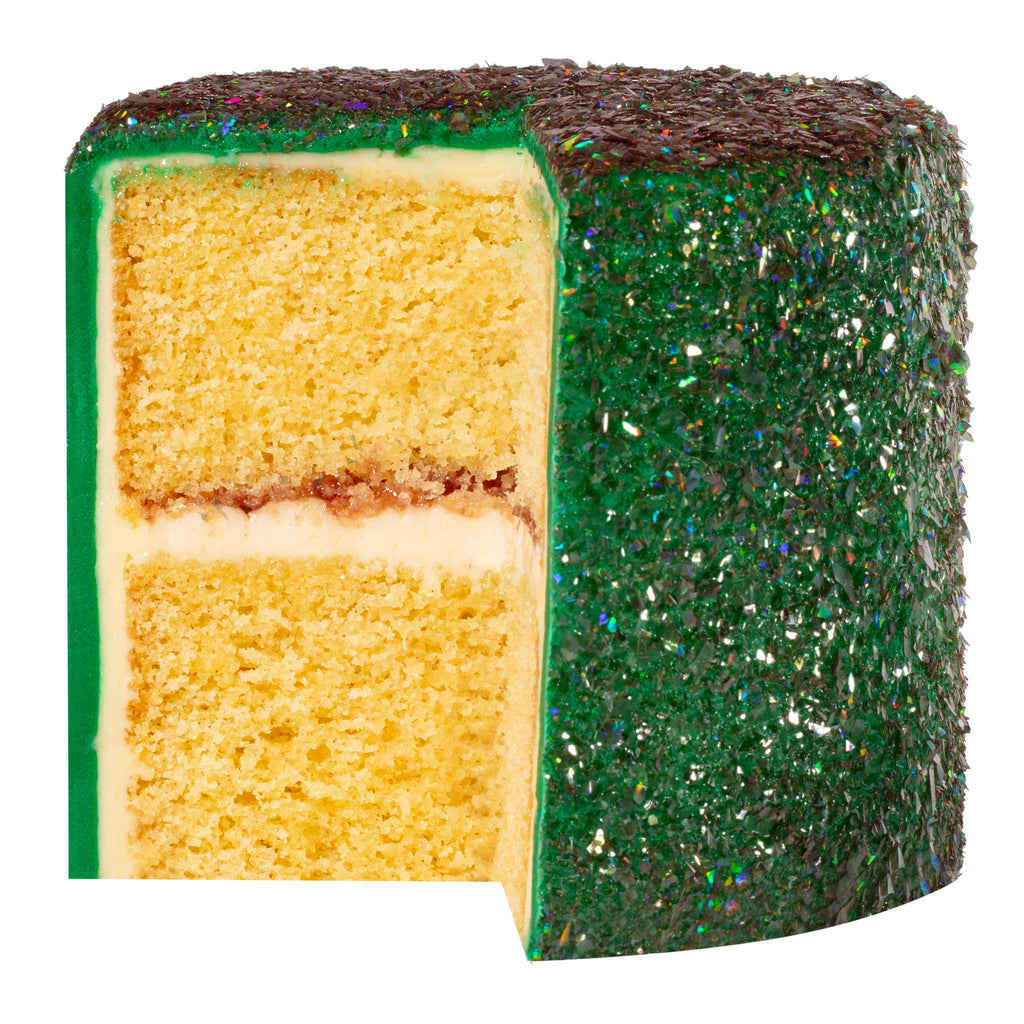 Magic Sparkles, Flocons de Paillettes Irisées Comestibles - Émeraude Verte (3g)