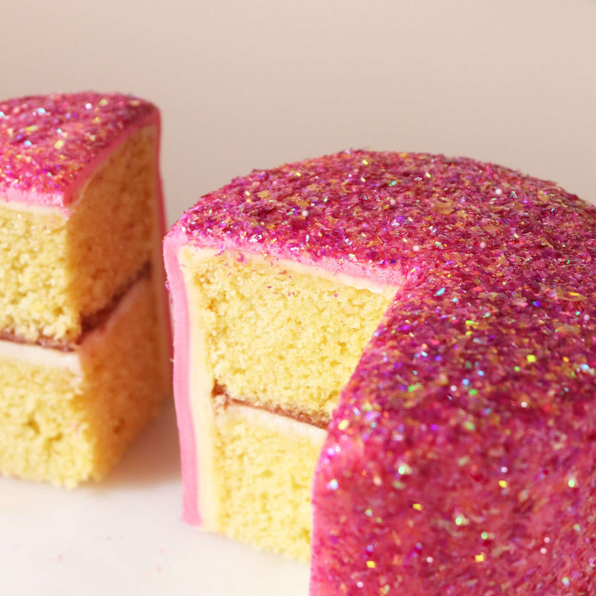 Magic Sparkles, Copos de Glitter Iridiscente Comestible - Explosión de Fiesta (3g)