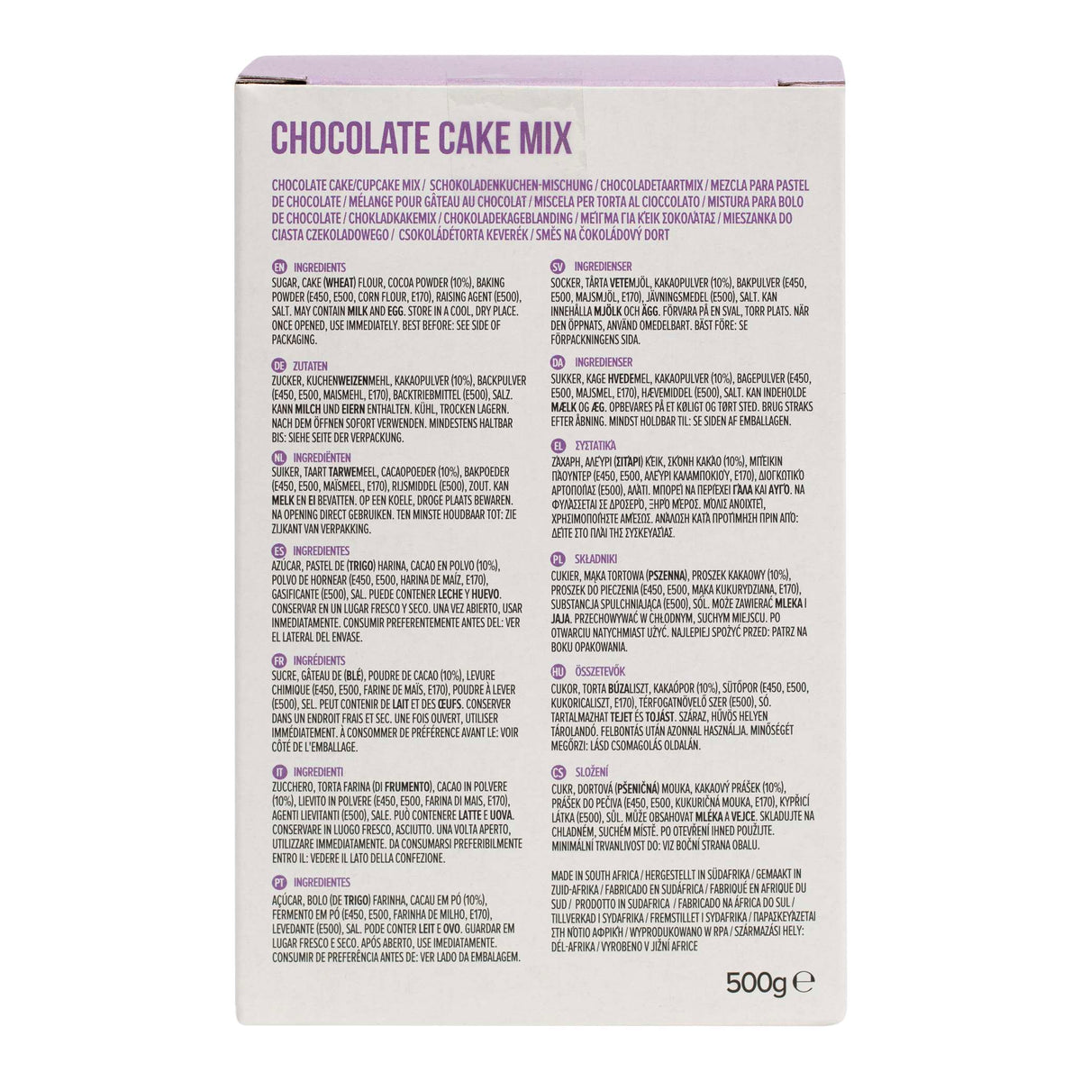 Préparation pour Gâteau au Chocolat (500g)