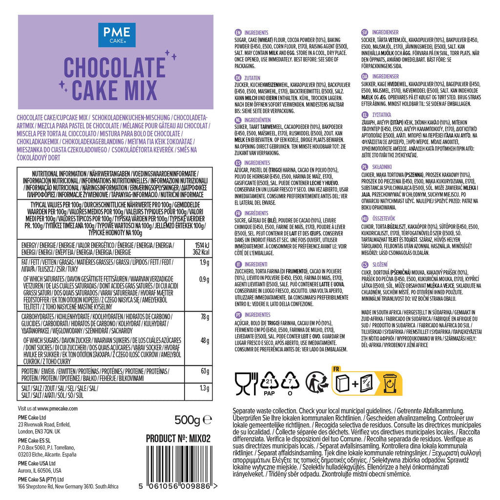 Schokoladen-Kuchenmischung (500g)