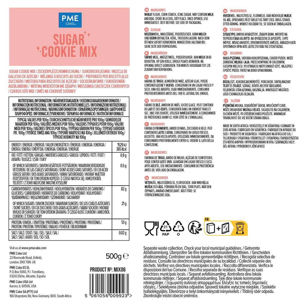 Sugar Cookie Mix (500g)