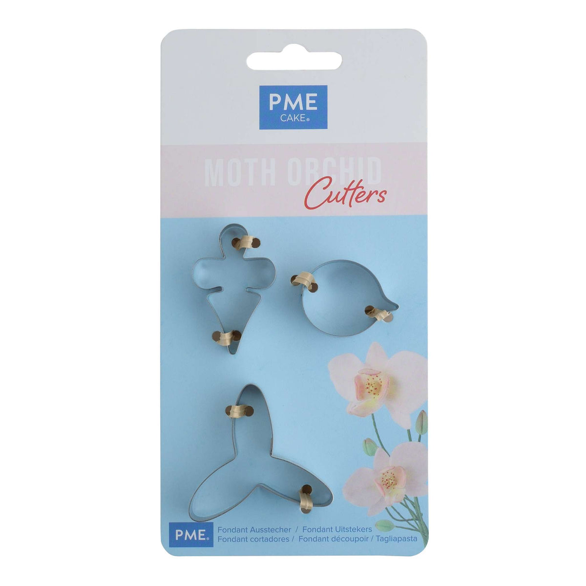 Emporte-pièces à piston Fantaisie - Ensemble de 3 Pétales d'Orchidées