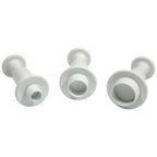 Formen Ausstecher mit Auswerfer - S/M/L Rundes Set von 3
