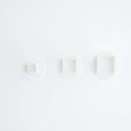 Square Fondant Plunger Cutters Set Of 3