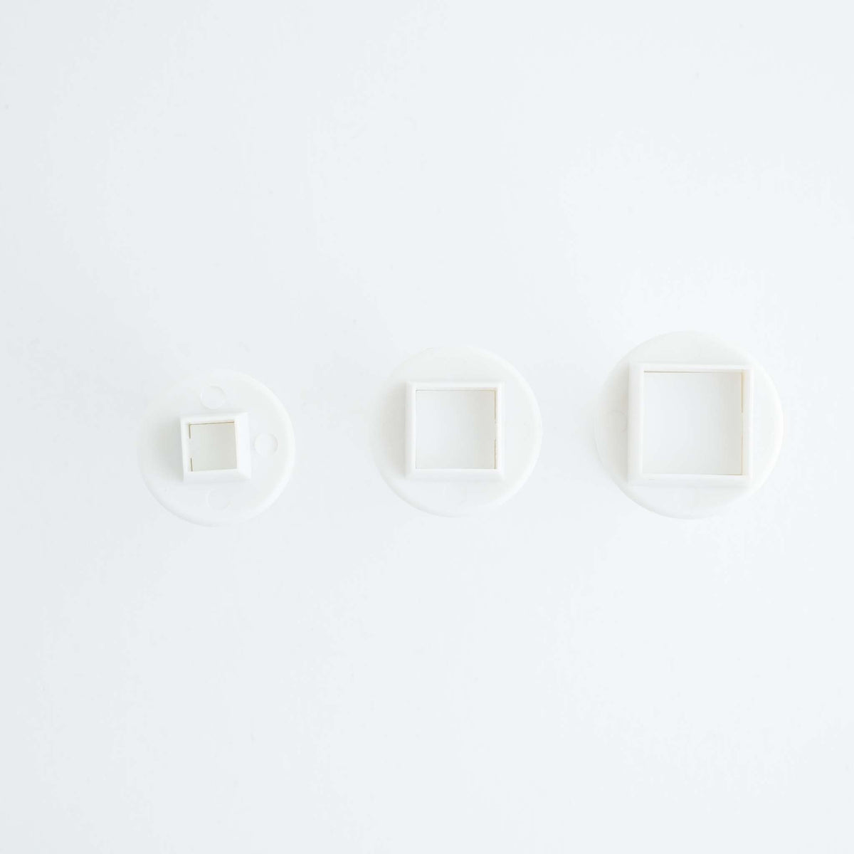 Square Fondant Plunger Cutters Set Of 3