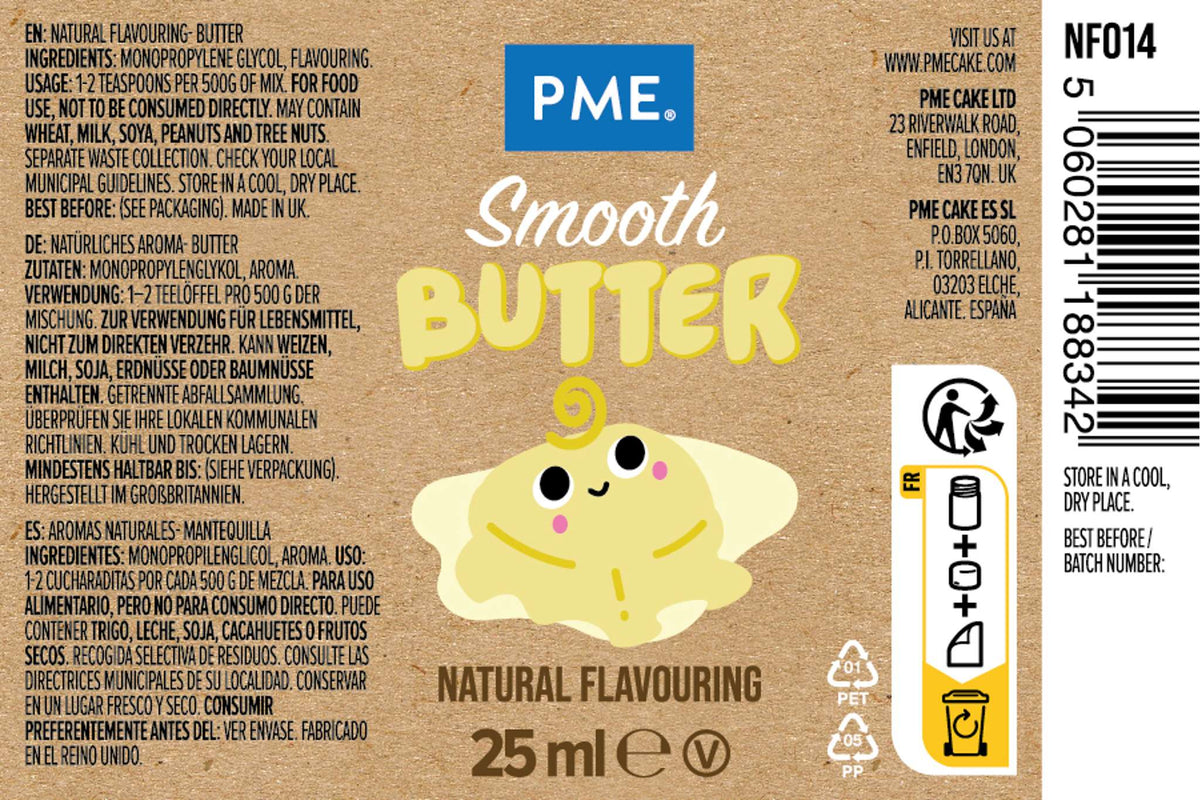 100% Natürliche Aromen - Butter (25ml)