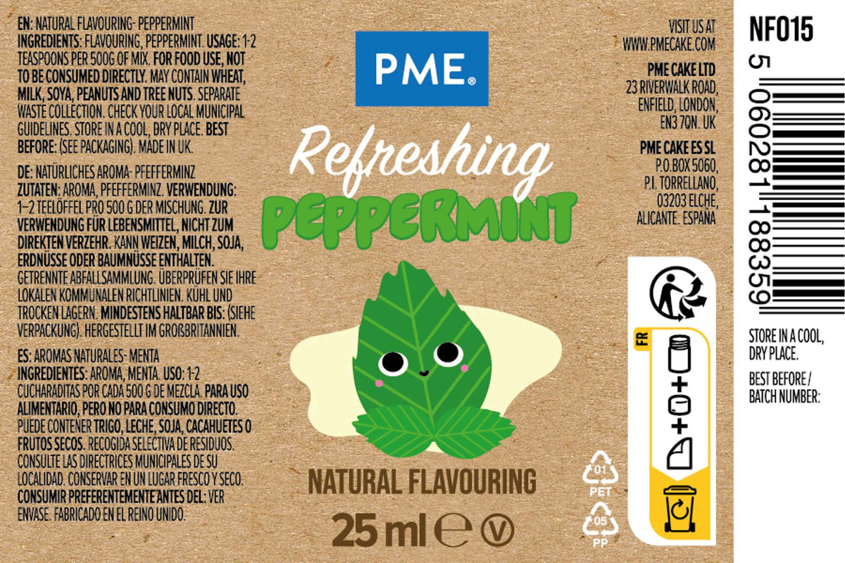 100% Natürliche Aromen - Pfefferminz (25ml)