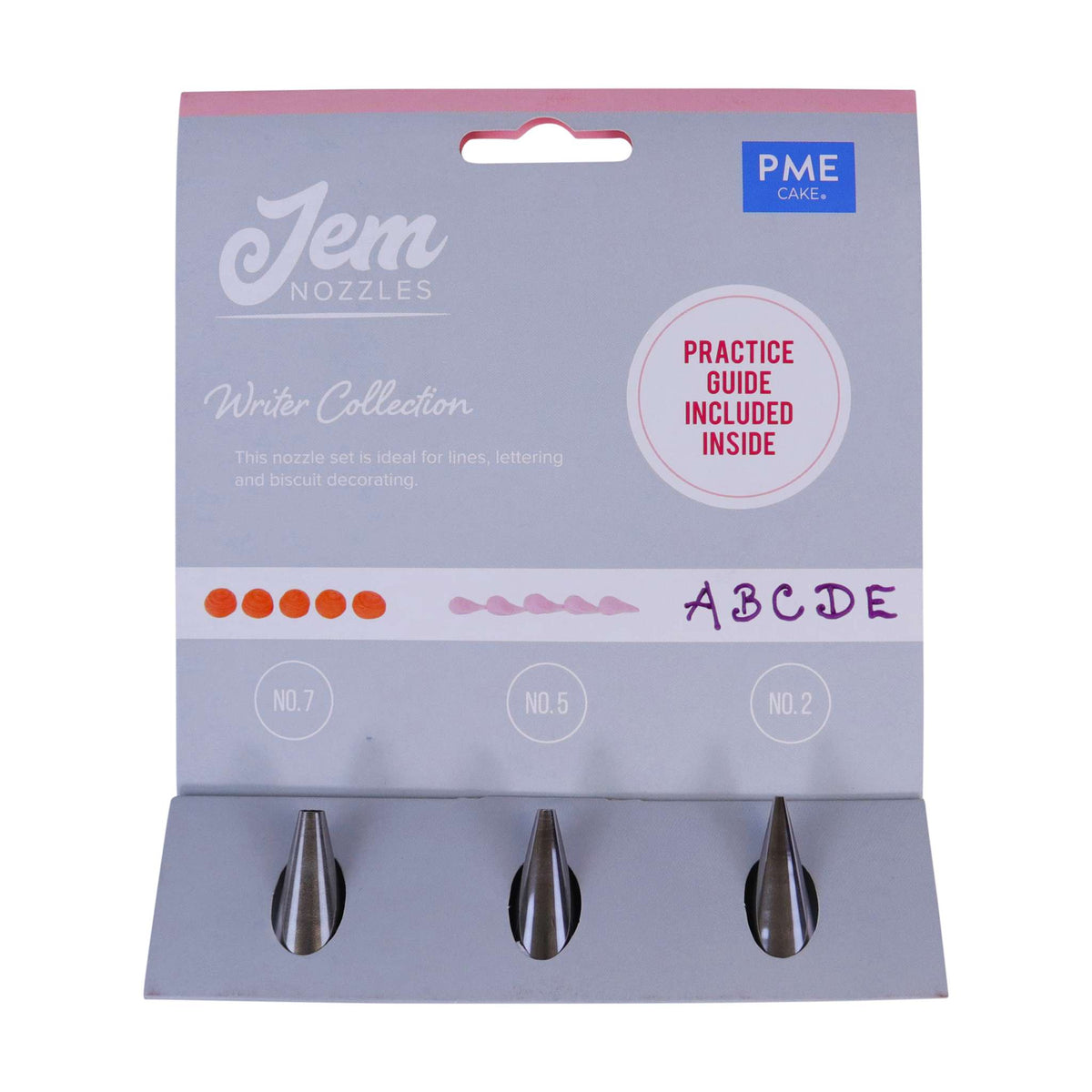 Juego de Boquillas Jem - Colección Escritor, Paquete de 3