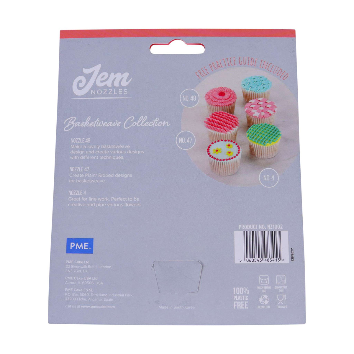 Jem-spuitmondset - Mandweefsel-collectie, Pakket van 3