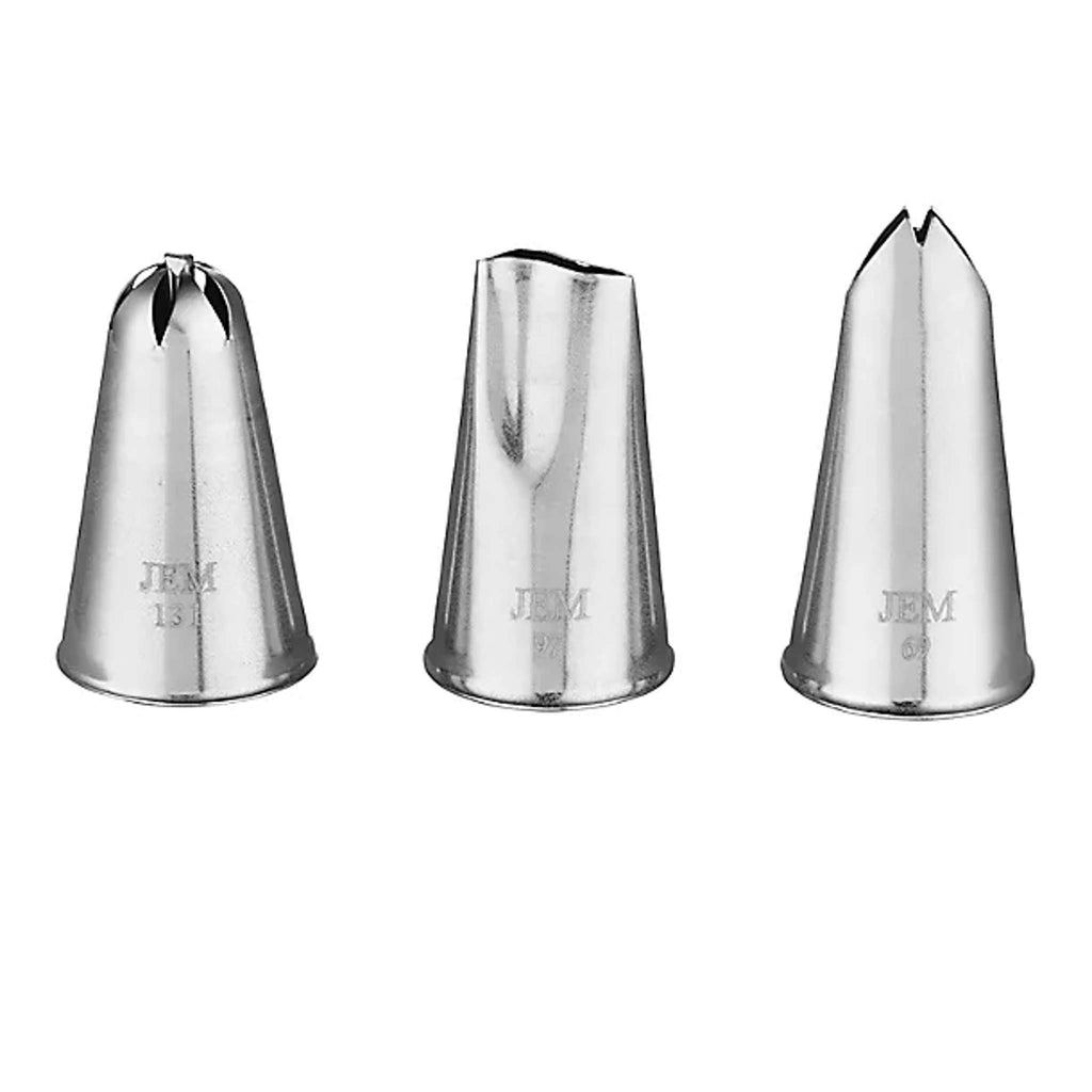 JEM Nozzles Set Of 3 Small Flowers Collection