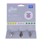Jem Set de Boquillas - Flores, Pack de 3