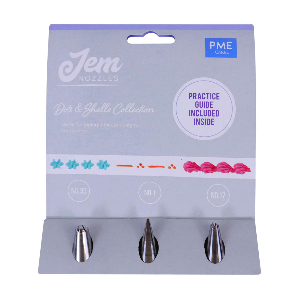 Ensemble de 3 douilles Jem - Collection Points & Coquillages