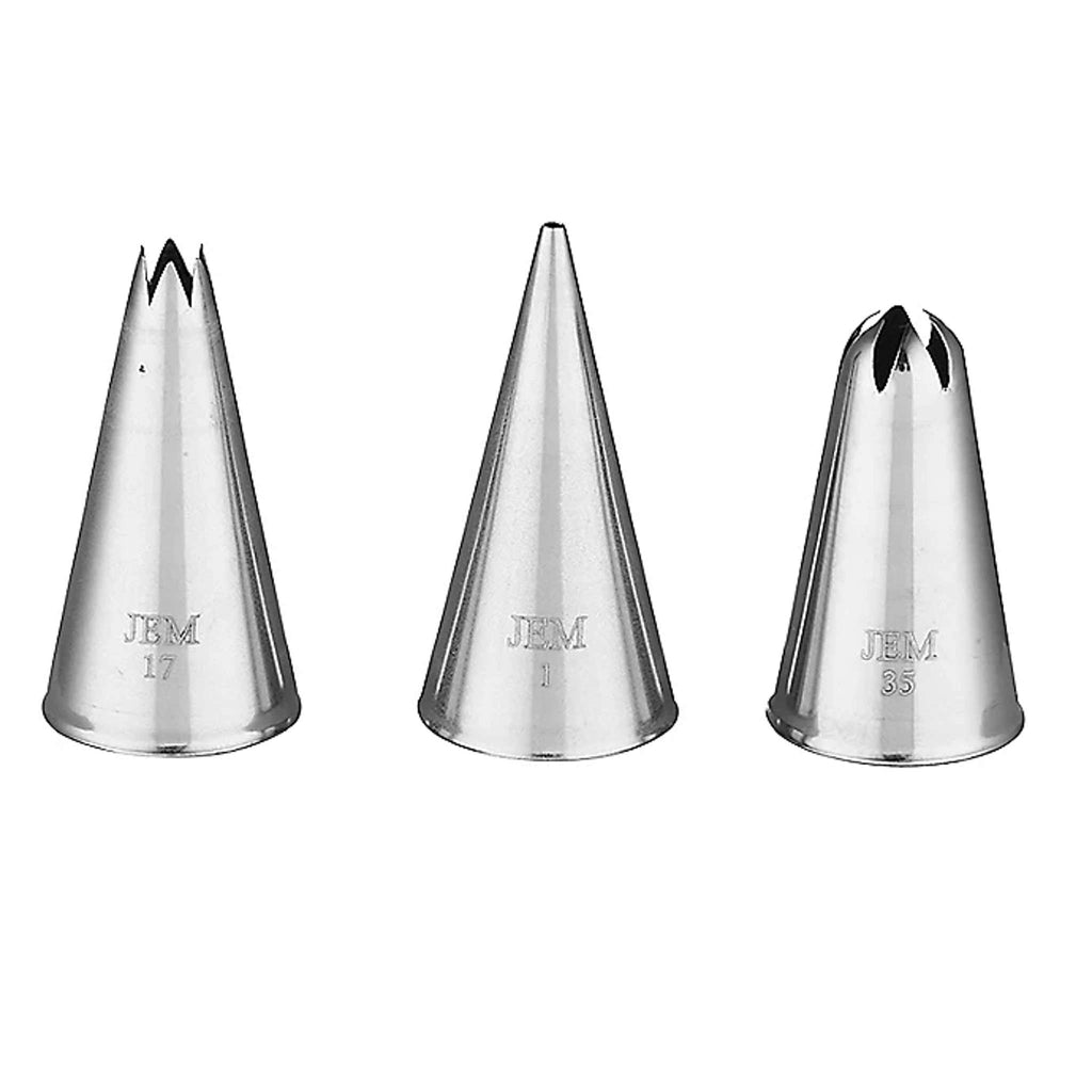 Ensemble de 3 douilles Jem - Collection Points & Coquillages