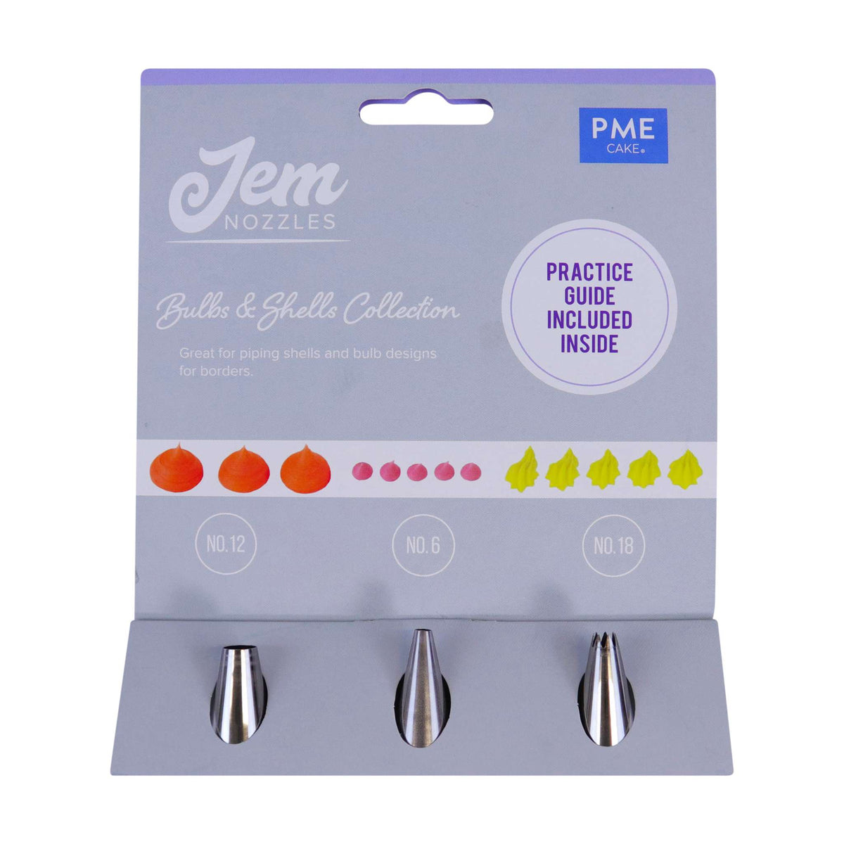Jem-spuitmondset - Bolletjes & Shells-collectie, Pakket van 3