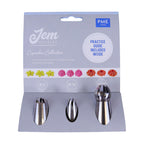 Jem Set de Boquillas - Cupcakes, Pack de 3