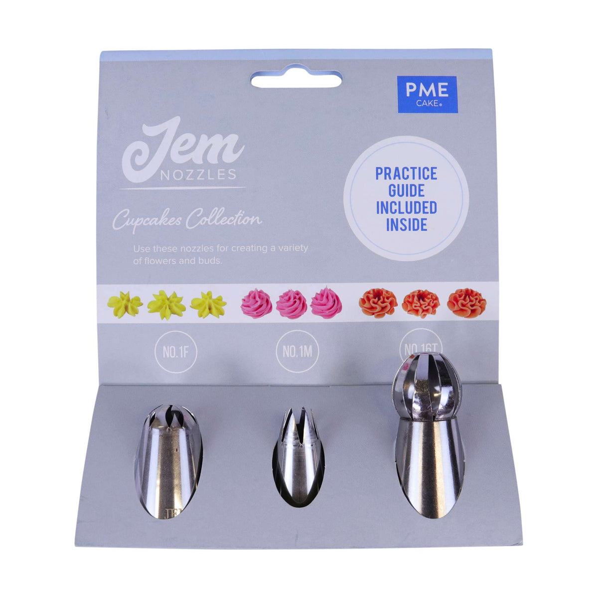 Jem Set de Boquillas - Cupcakes, Pack de 3