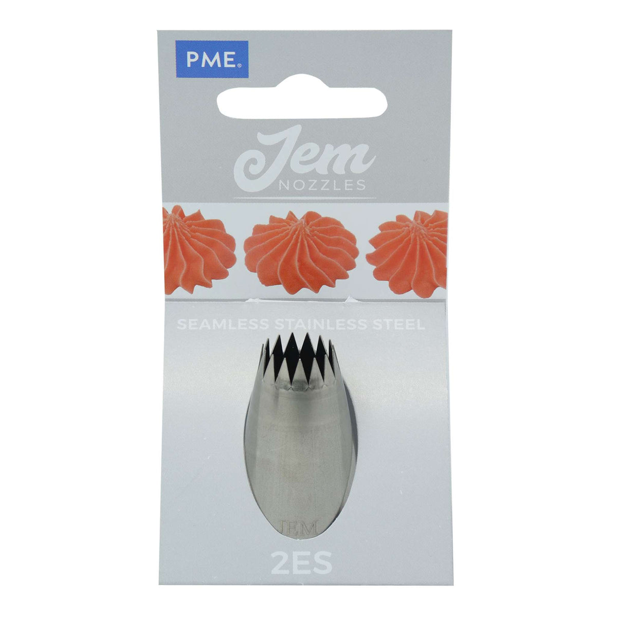 JEM Piping-Tülle - Mittlere Feine Stern Savoy Piping-Tülle #2ES