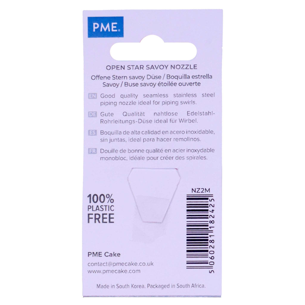 JEM Nozzles #2M - Medium Open Star Savoy