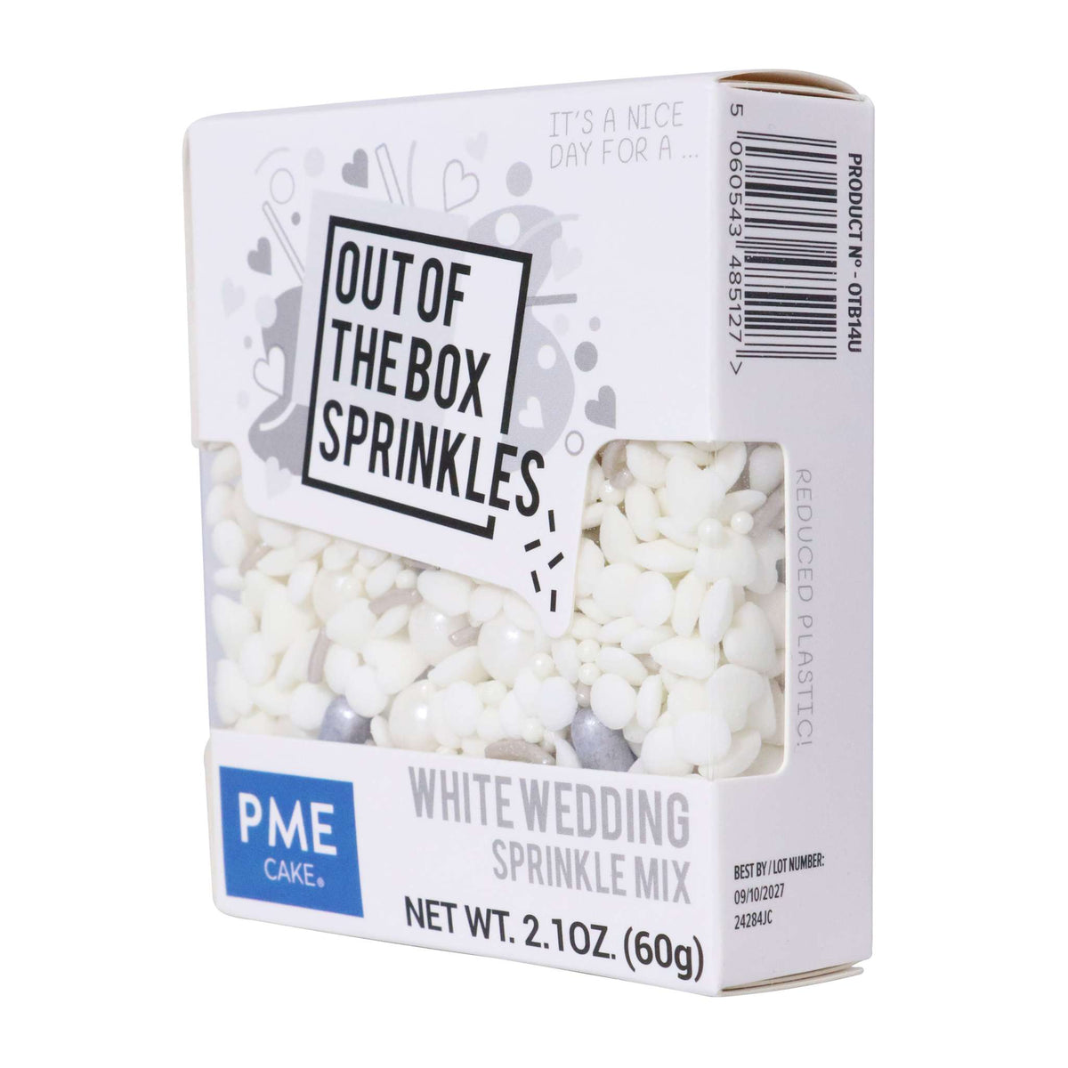 White Wedding Out Of The Box Sprinkles (60g / 2.1oz)