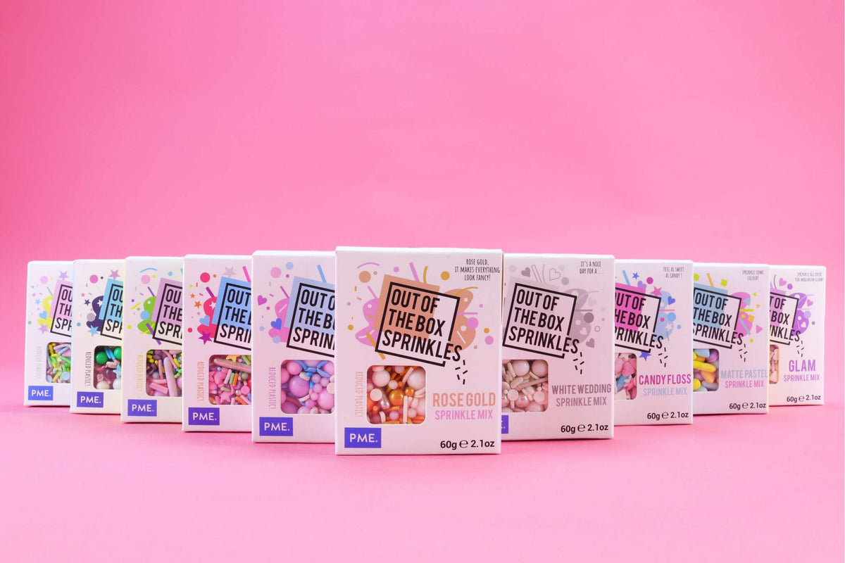 Out the Box Streuselmix - Roségold 60g