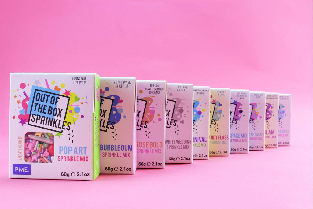 Mezcla de Sprinkles "Out the Box" - Arte Pop 60g
