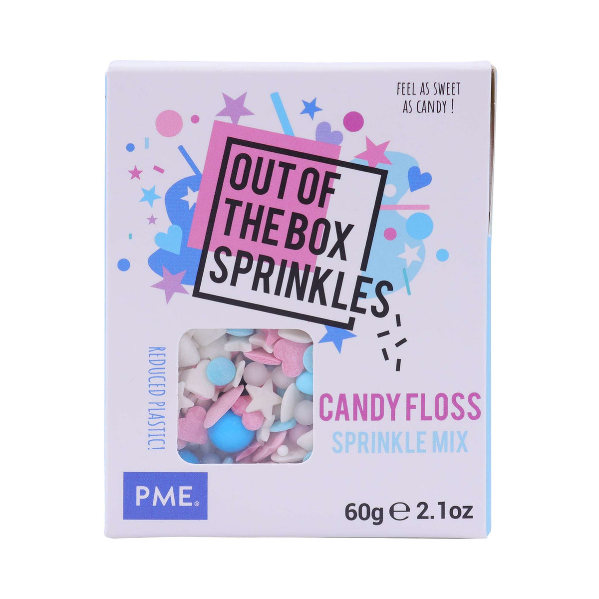 Out the Box Sprinkles en Sucre - Candy Floss 60g