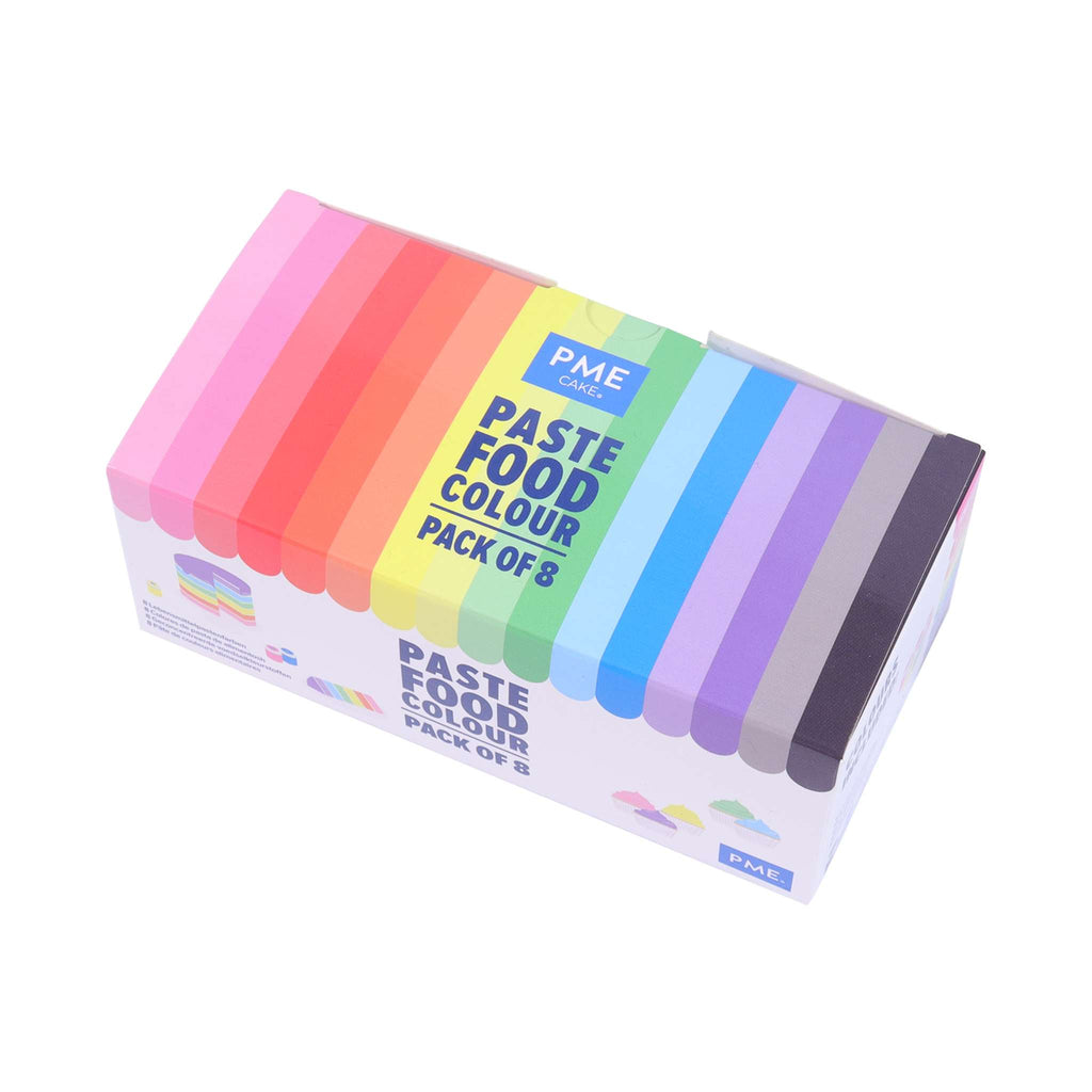 Paste Food Colours Kit Set Of 8 (200g / 7oz)