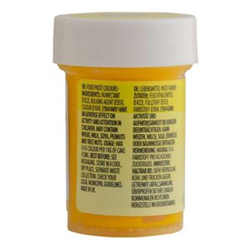 Colorante Alimentario en Pasta - Amarillo (25g)