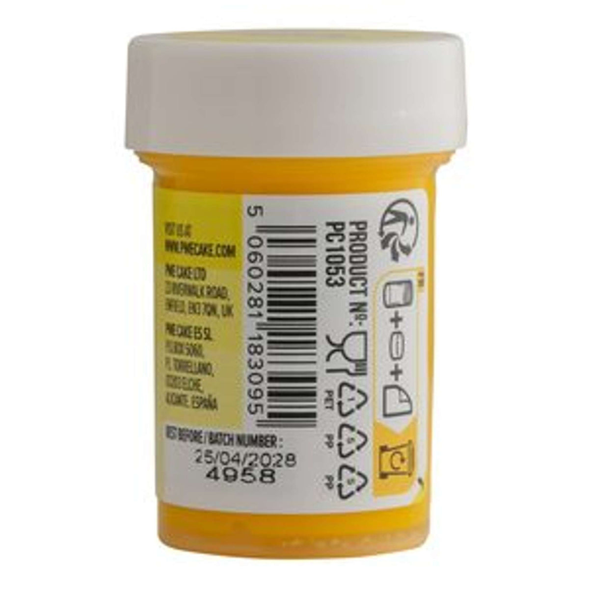 Colorante Alimentario en Pasta - Amarillo (25g)