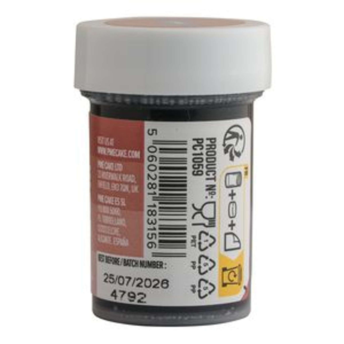 Bakkleurstof Pasta - Baksteenrood (25g)