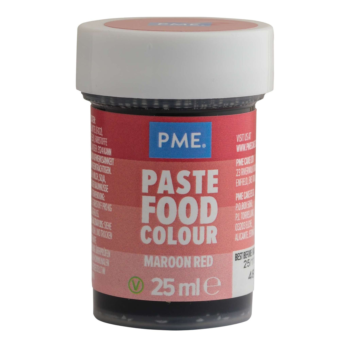 Colorante Alimentario en Pasta - Rojo Granate (25g)