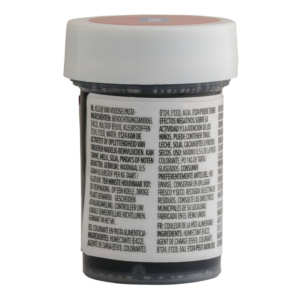 Colorante Alimentario en Pasta - Rojo Granate (25g)