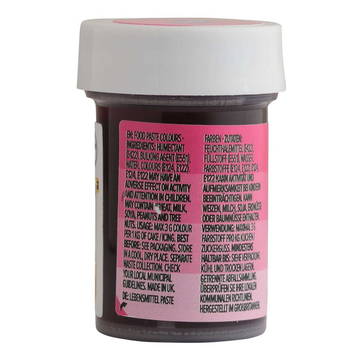 Hot Pink Paste Food Colour (25ml)
