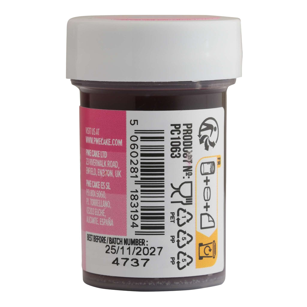 Colorante Alimentario en Pasta - Rosa Intenso (25g)