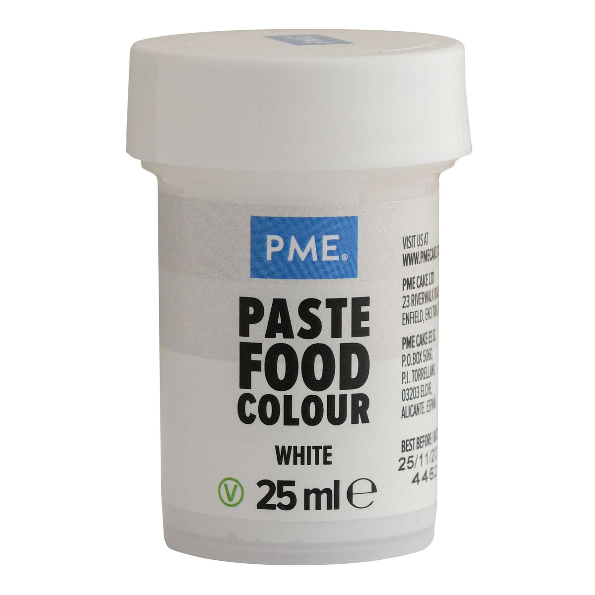 Colorante Alimentario en Pasta - Blanco (25g)