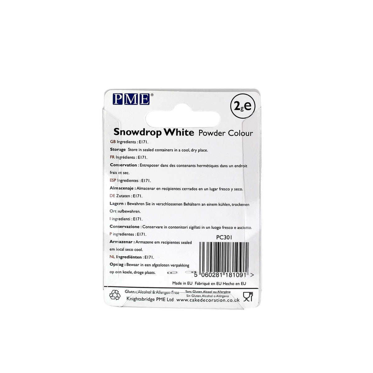 Snowdrop Powder Food Colour (2g)