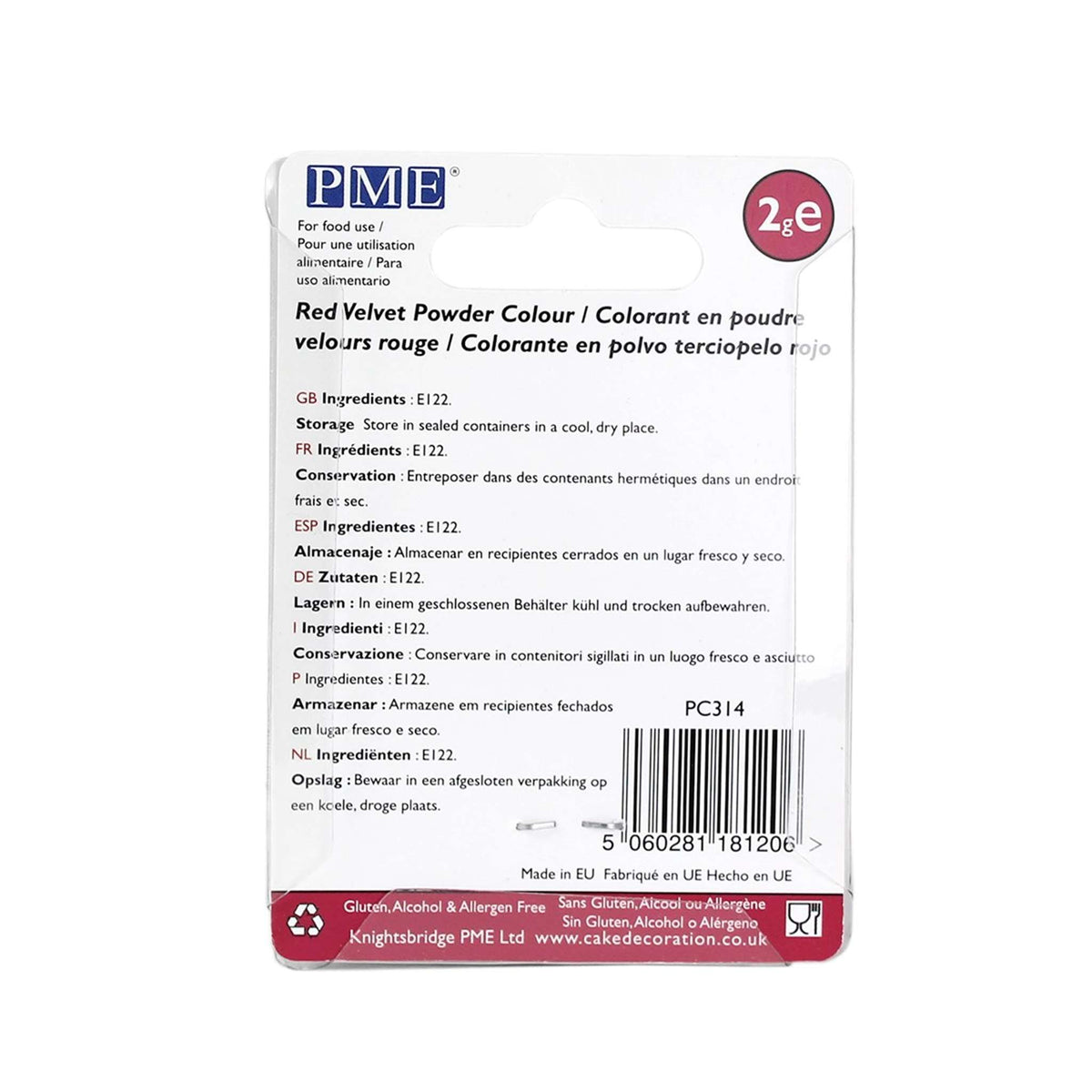 Red Velvet Powder Food Colour (2g)