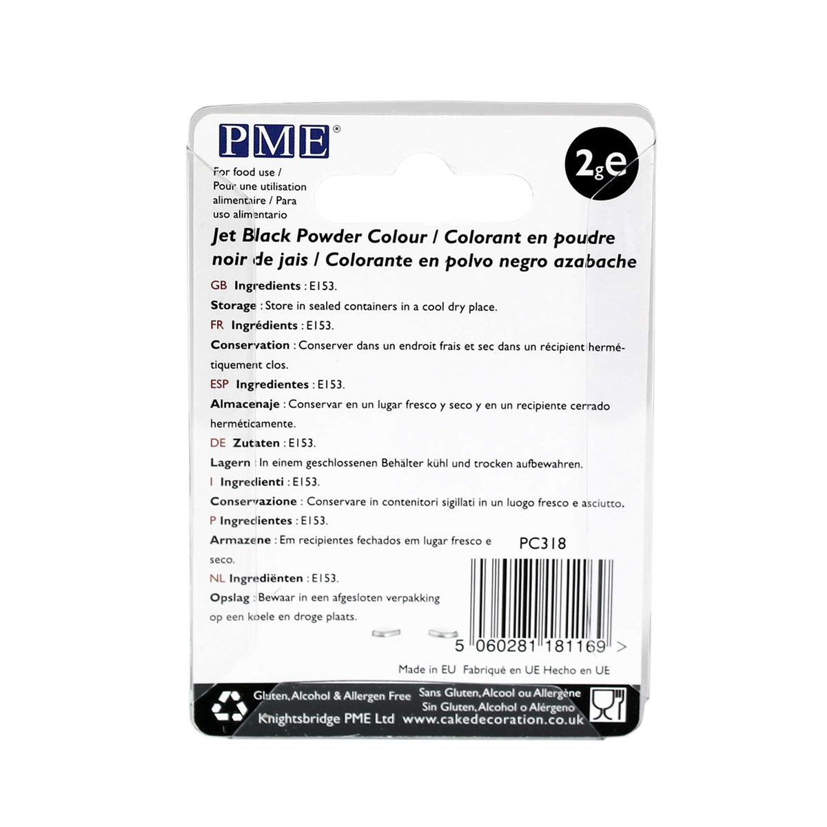 Pulverfarbe - Schwarz (2g)
