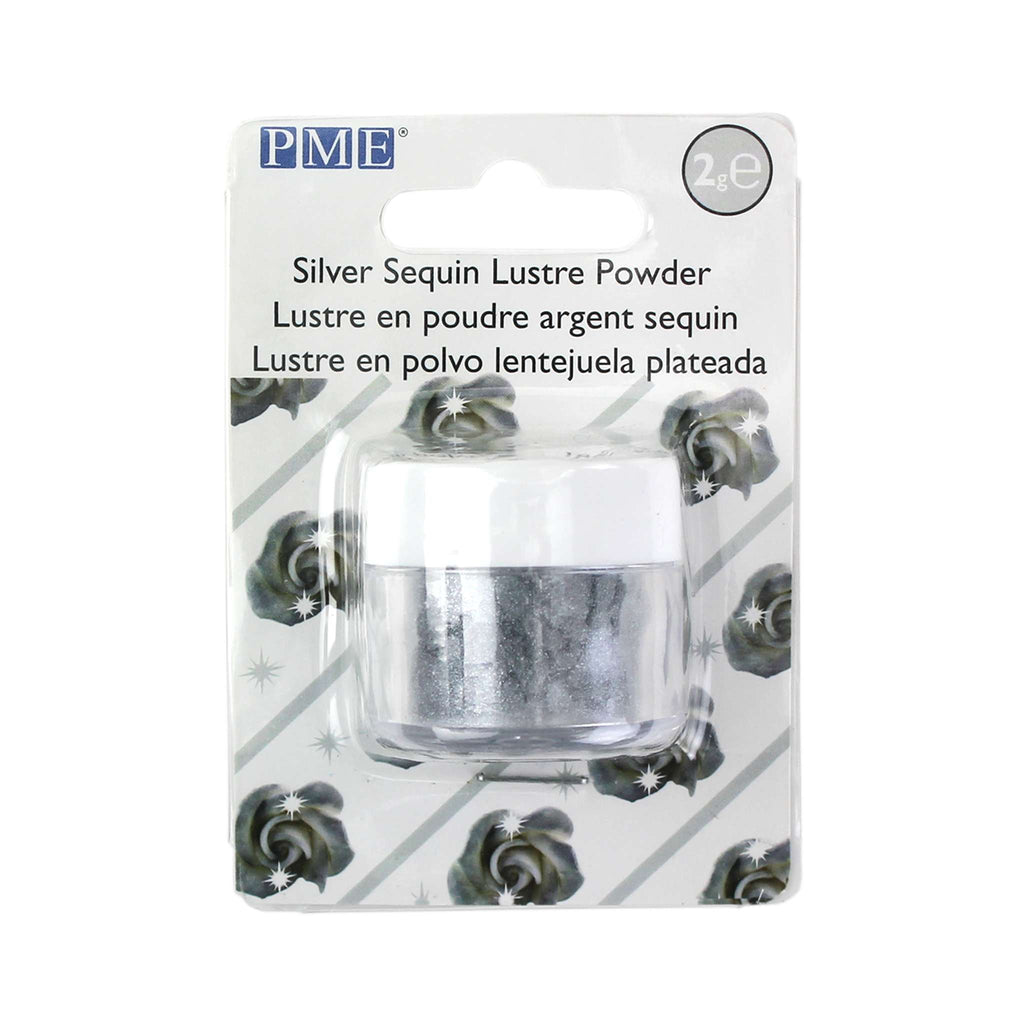 Silver Sequin Lustre Powder Food Colour (2g)