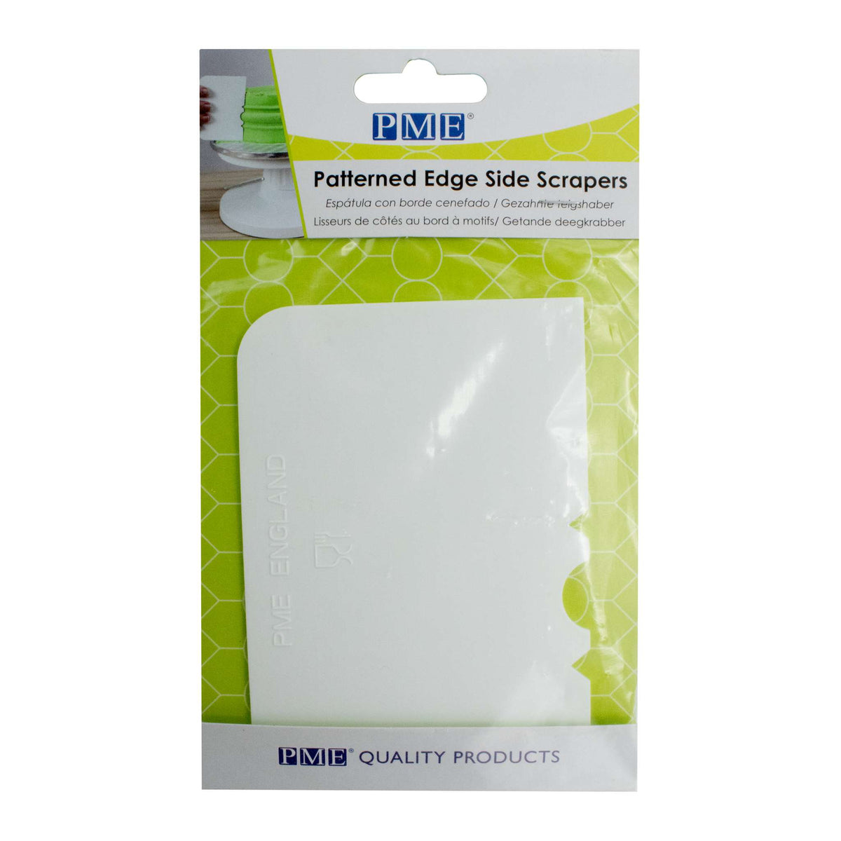 Patterned Edge 1 Plastic Side Scraper
