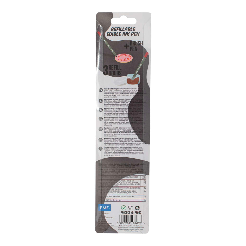 Pinsel- & Feinstift - Schwarz