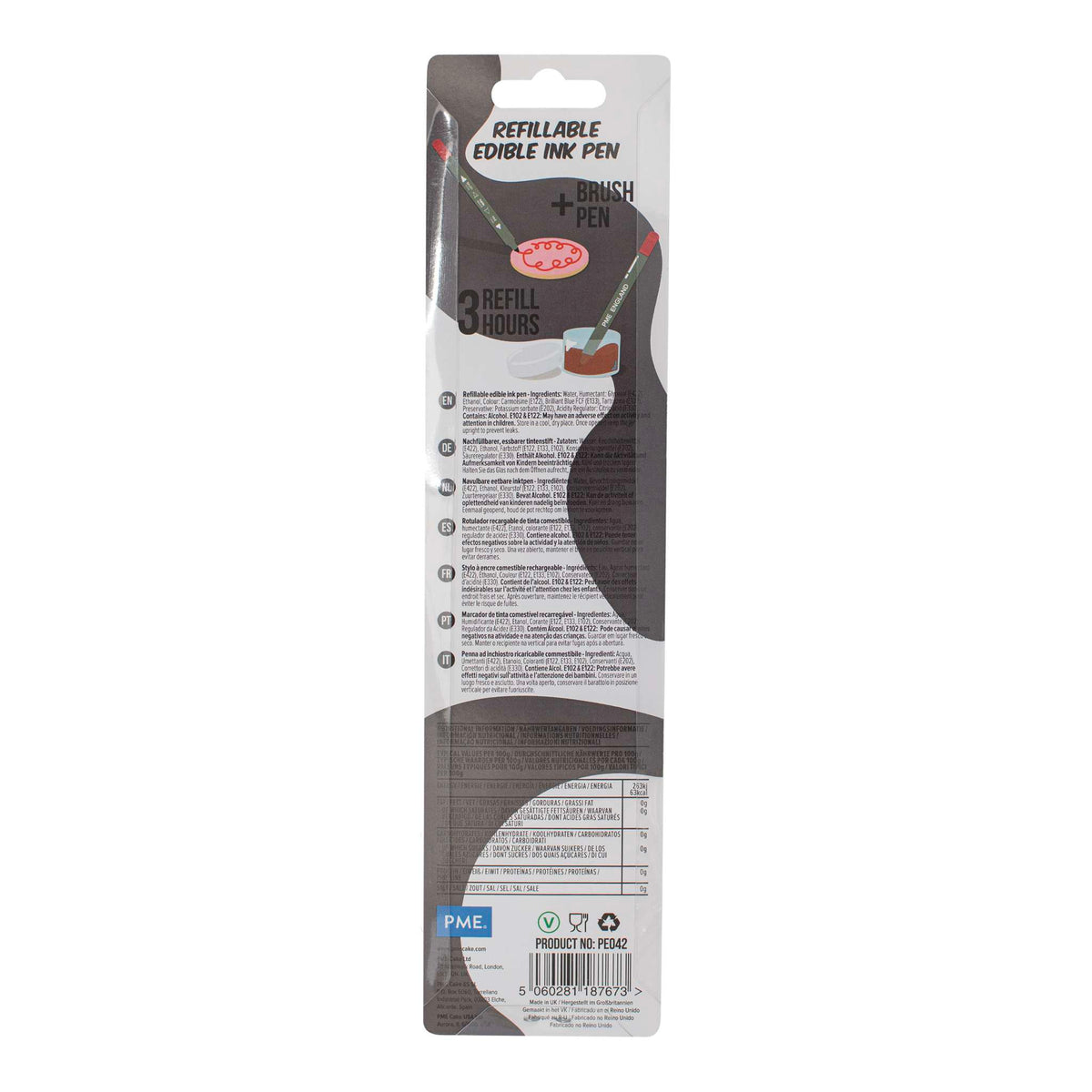 Brush & Fine Feutre alimentaire - Black