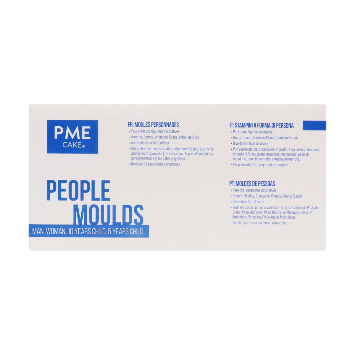 People Mould, Set aus 4 Stück