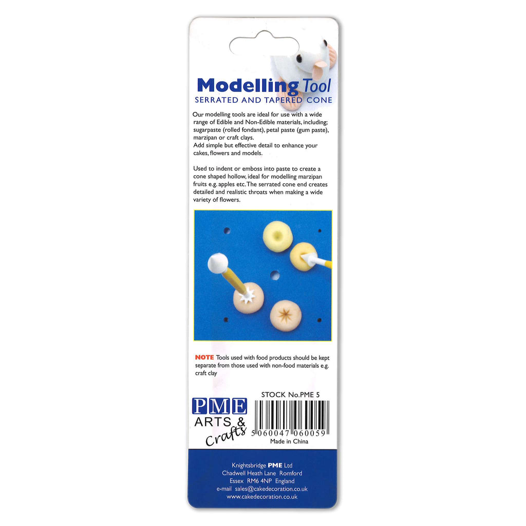 Serrated And Tapered Cone Modelling Tool