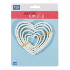 Heart Fondant Cutters Set Of 6