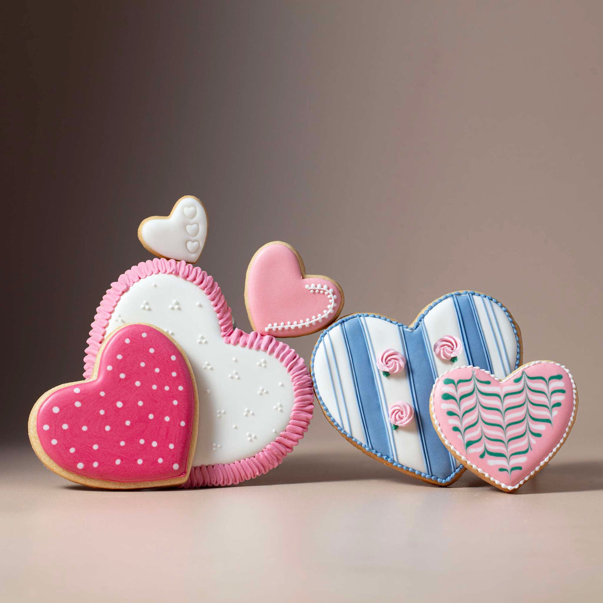 Heart Fondant Cutters Set Of 6