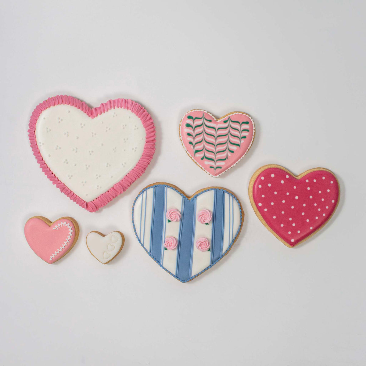 Heart Fondant Cutters Set Of 6