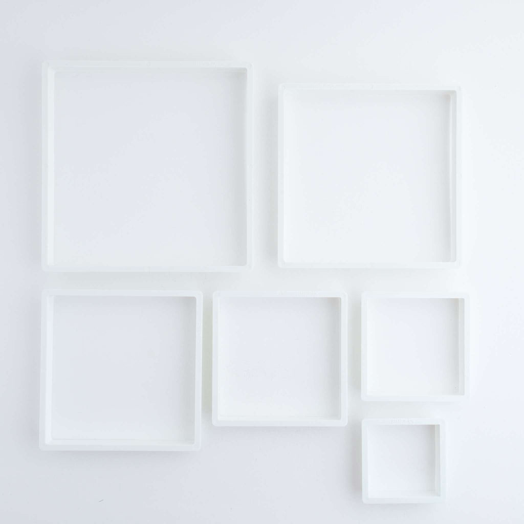 Klassische Formen Ausstecher - Quadrat, Set aus 6 Stück